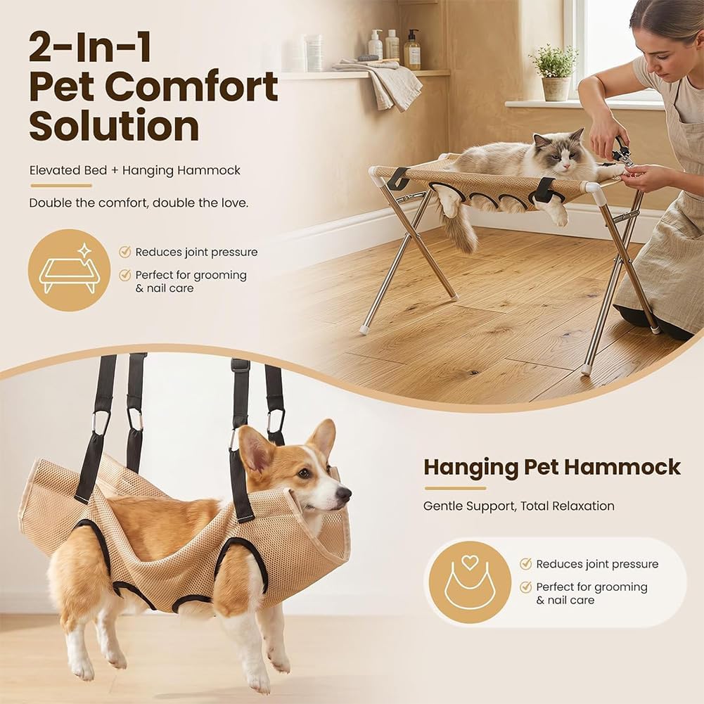 Foldable Pet Grooming Bed